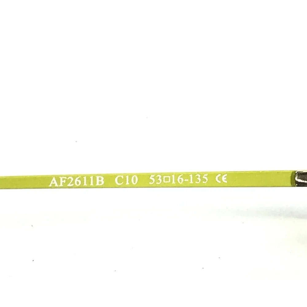 Airflex Eyeglasses Frames AF2611B C10 Matte Black Green Rectangle 53-16-135